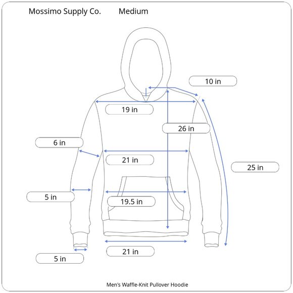 Mossimo Supply Co. Waffle Knit Pullover Hoodie - Picture 4 of 4